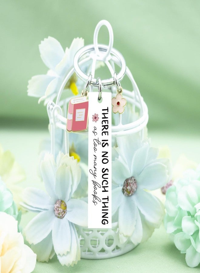 igvean Book Lover Gifts Bookish Keychain Unique Gifts for Book Lovers Reading Gift Christmas Birthday Gift for Readers Reading Accessories Librarian Bookish Author Present - Image 3